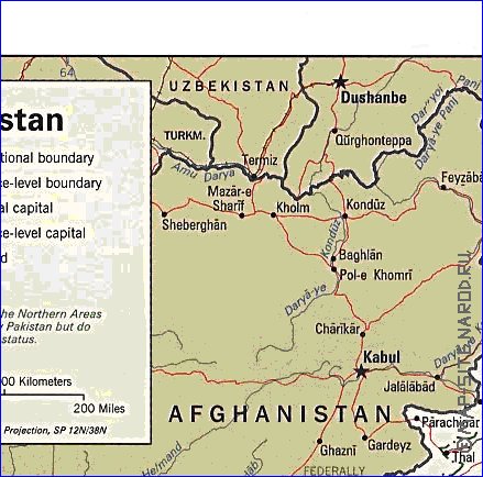 Administratives carte de Pakistan