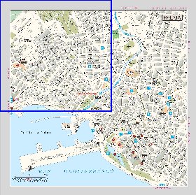 mapa de Palma de Maiorca em espanhol