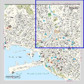 mapa de Palma de Maiorca em espanhol