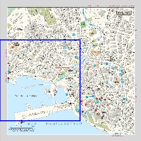 mapa de Palma de Maiorca em espanhol