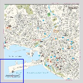 mapa de Palma de Maiorca em espanhol