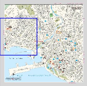 mapa de Palma de Maiorca em espanhol
