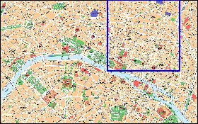 mapa de Paris em frances