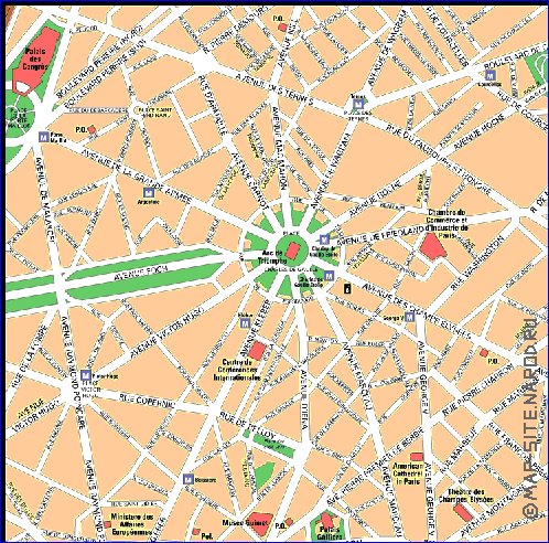 carte de Paris