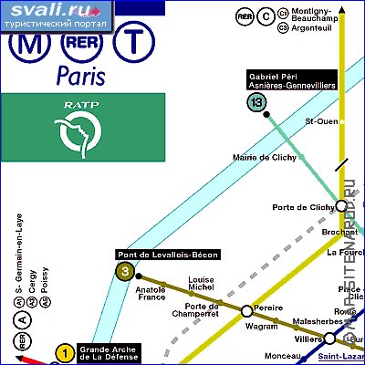 Transport carte de Paris