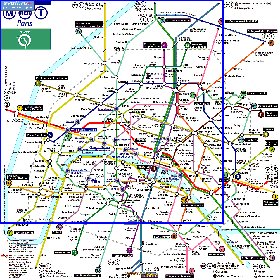 Transport carte de Paris