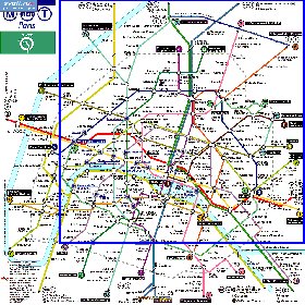 Transport carte de Paris