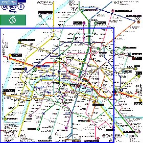 Transport carte de Paris