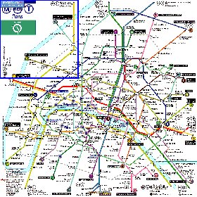 Transport carte de Paris
