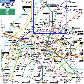 Transport carte de Paris