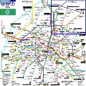 Transport carte de Paris