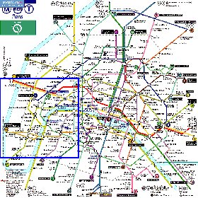 Transport carte de Paris