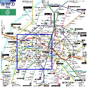 Transport carte de Paris