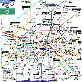 Transport carte de Paris