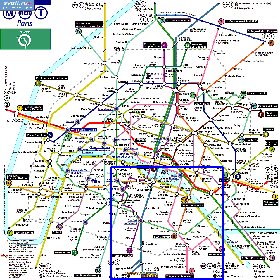 Transport carte de Paris