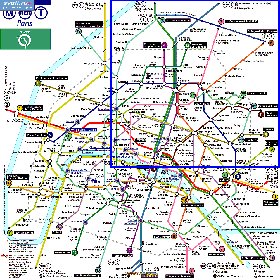 Transport carte de Paris