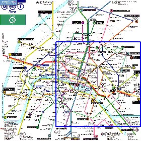 Transport carte de Paris