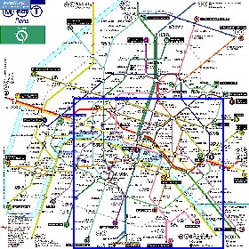 Transport carte de Paris