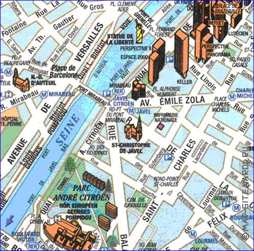 mapa de Paris