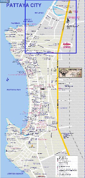 carte de Pattaya