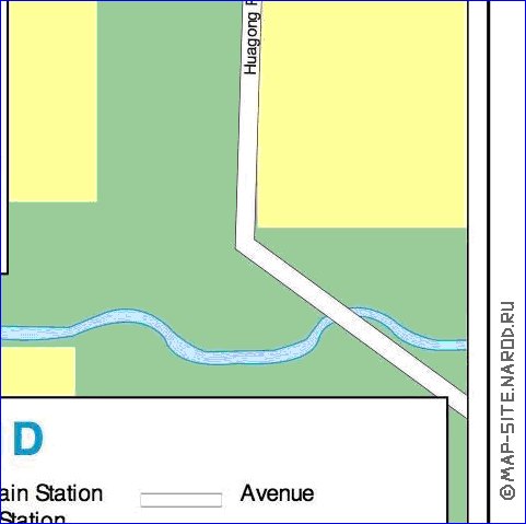 carte de Pekin en anglais