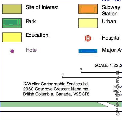 carte de Pekin en anglais