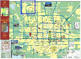 carte de Pekin en anglais