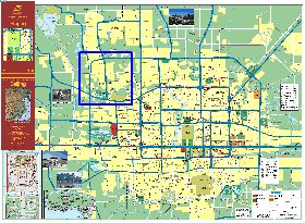 carte de Pekin en anglais