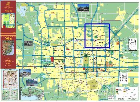 carte de Pekin en anglais