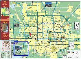 carte de Pekin en anglais