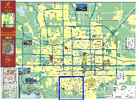 carte de Pekin en anglais