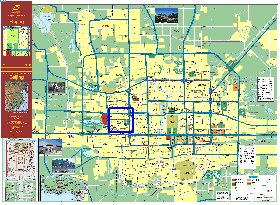 carte de Pekin en anglais