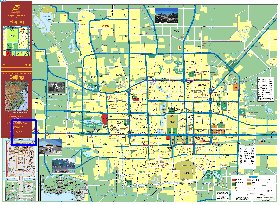 carte de Pekin en anglais