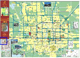 carte de Pekin en anglais