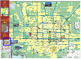 carte de Pekin en anglais