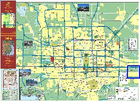 carte de Pekin en anglais