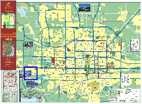 carte de Pekin en anglais