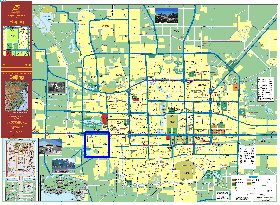 carte de Pekin en anglais