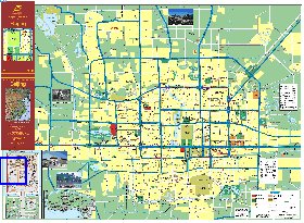 carte de Pekin en anglais