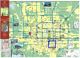 carte de Pekin en anglais