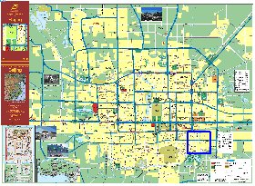 carte de Pekin en anglais