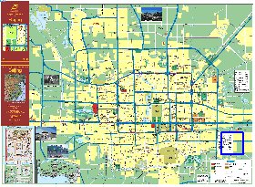 carte de Pekin en anglais