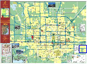 carte de Pekin en anglais