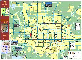 carte de Pekin en anglais