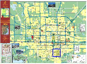 carte de Pekin en anglais