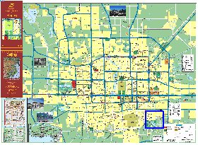 carte de Pekin en anglais