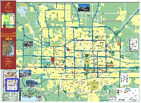 carte de Pekin en anglais