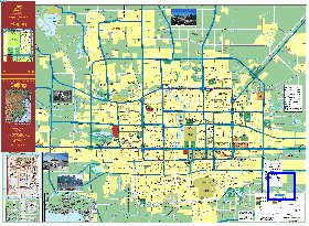 carte de Pekin en anglais