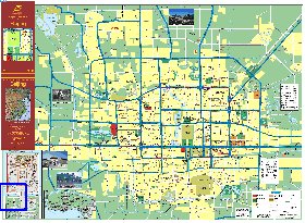 carte de Pekin en anglais