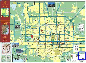 carte de Pekin en anglais